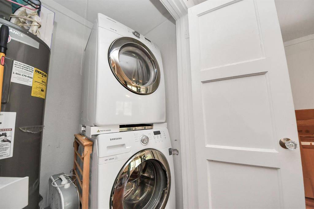 Laundry off the living area