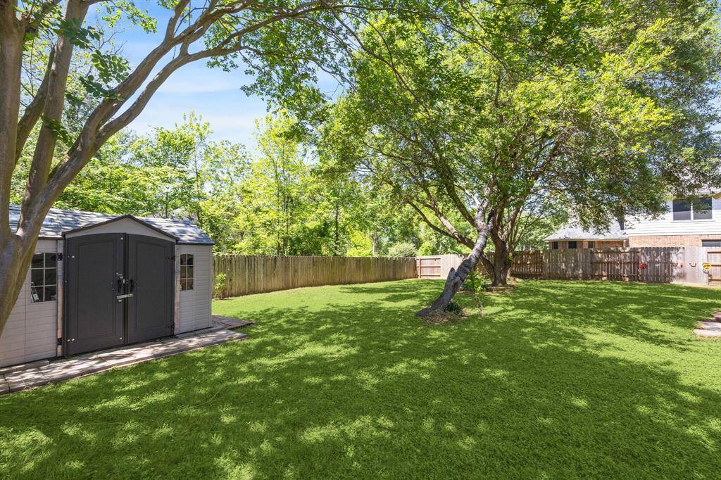 Alternate view of the backyard