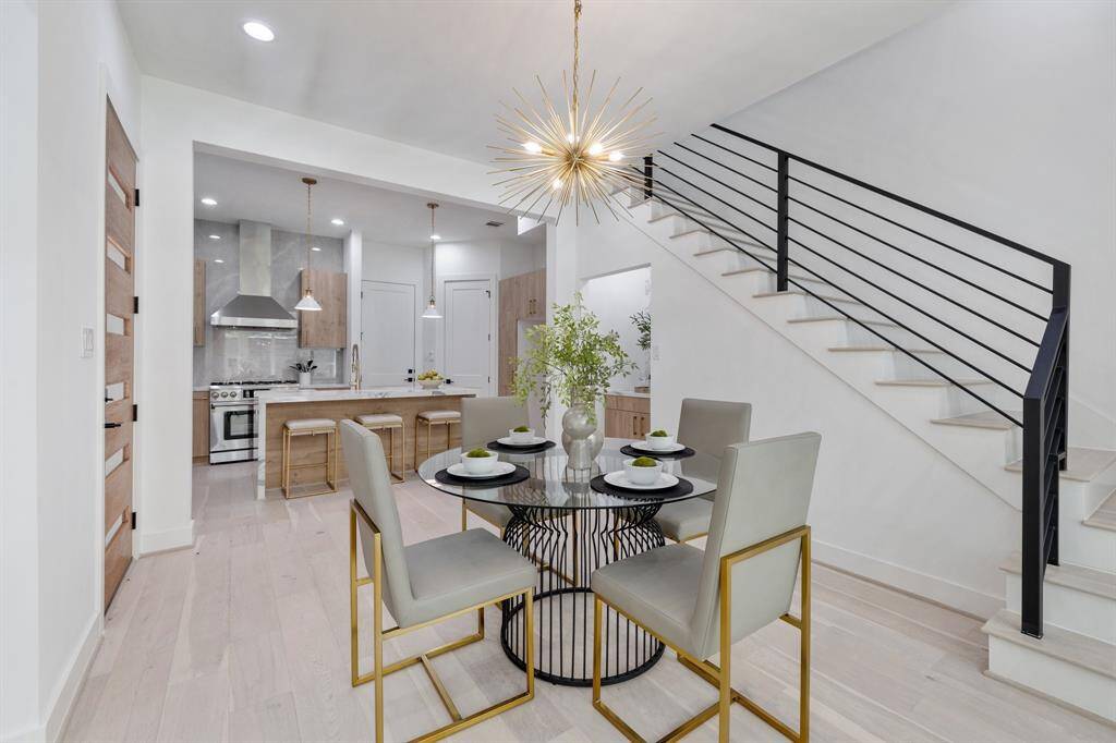 The open flow is perfect for entertaining.