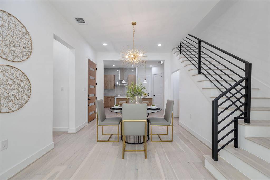 Enjoy soft plush carpet, ship-lap accent wall and abundant natural light in this primary suite.