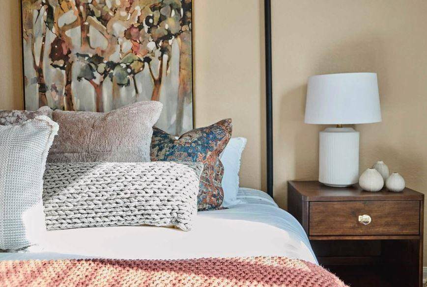 The three additional bedrooms are perfect for large families, guest rooms, or a home office.