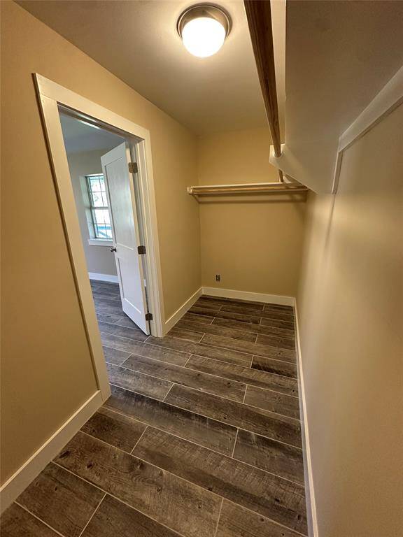 View from inside the massive closet