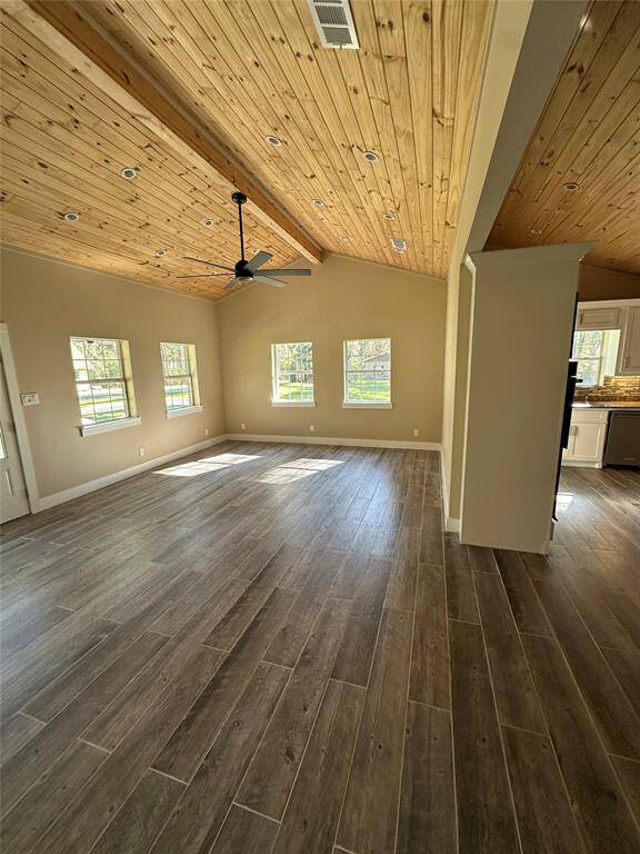 Another view of the Family Room.. Look at that beautiful ceiling!