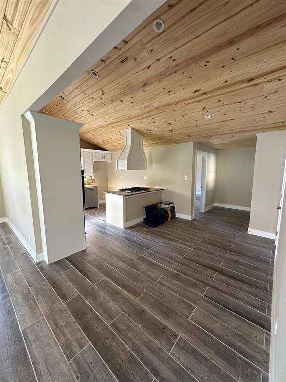 Entry from the Family Room to the Kitchen and Dining Space