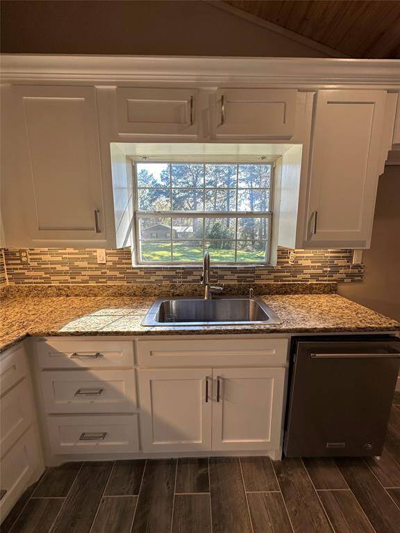 Great view of the yard from your kitchen window