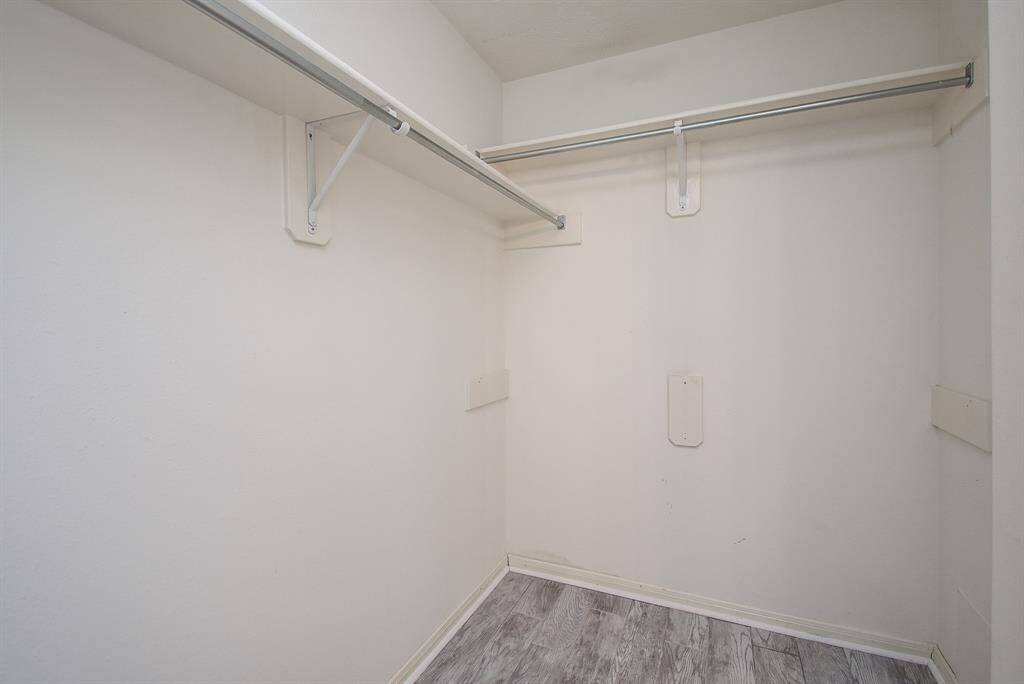 Primary closet