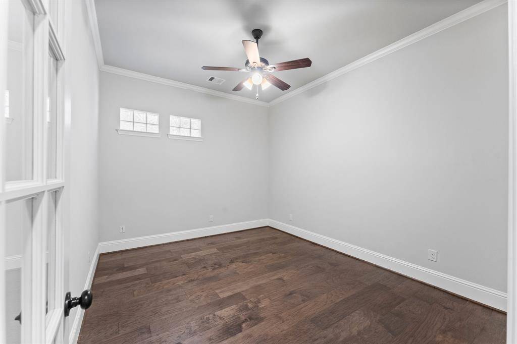 Ideal for a study or home gym, this versatile space invites productivity and wellness.
