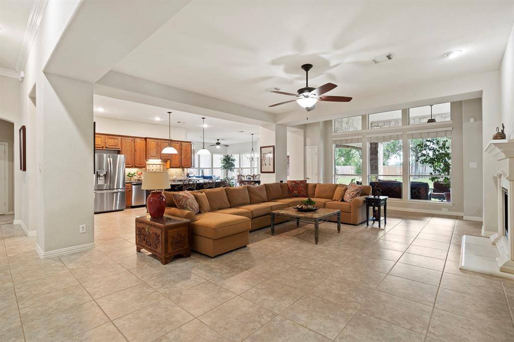 Windows along the entire back of the home provide natural light and relaxing views.