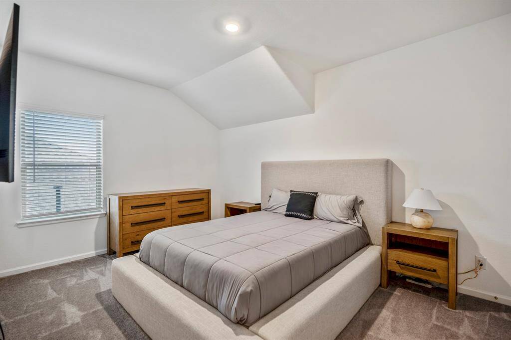 Another secondary bedroom upstairs.