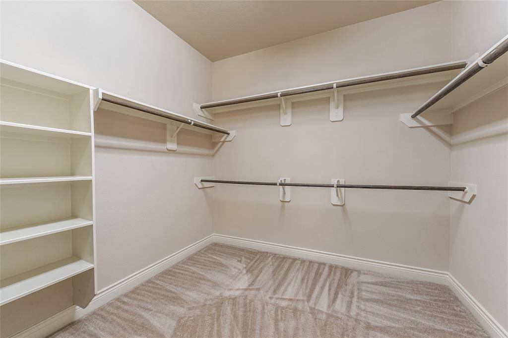 Large primary closet