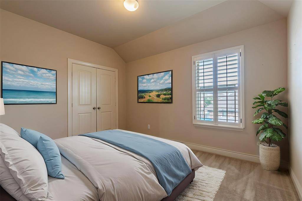 Bedroom 2 staged