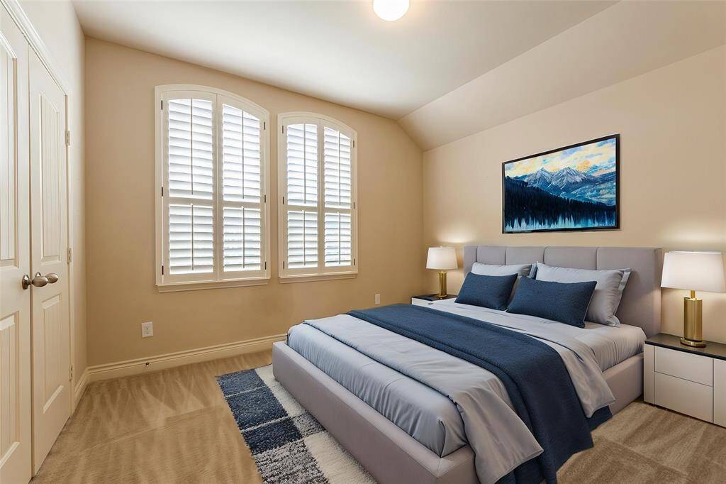 Bedroom 3 staged