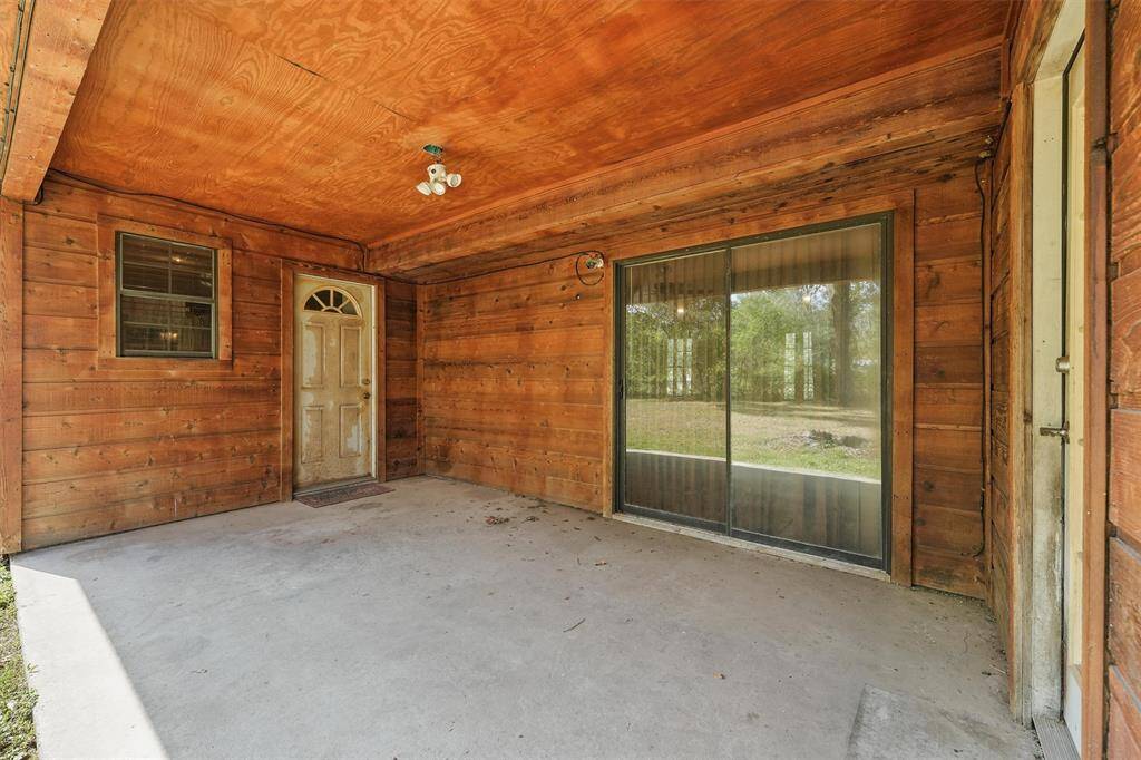 Back Patio area
