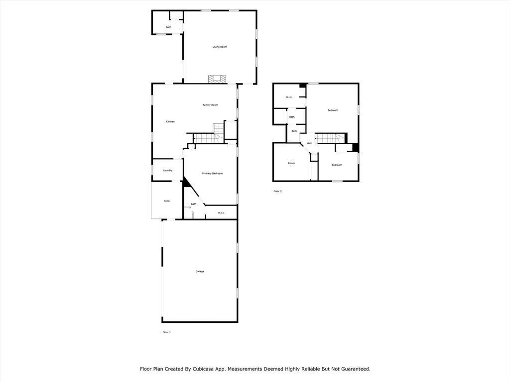 Floor plan of home
