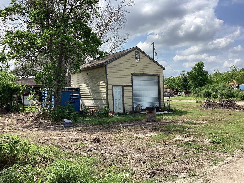 Storage garage by arena