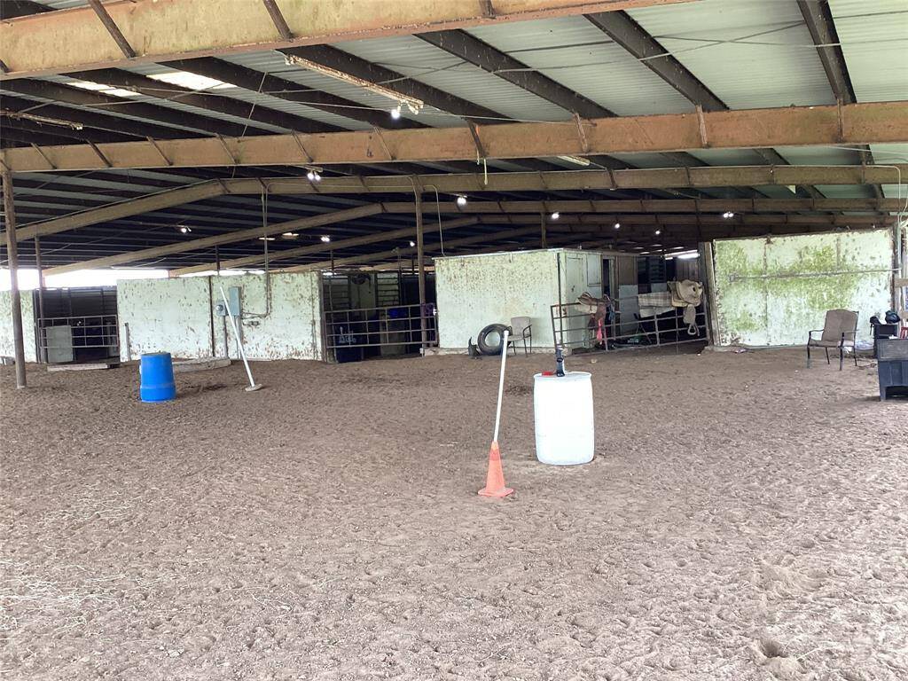 Lighted covered arena