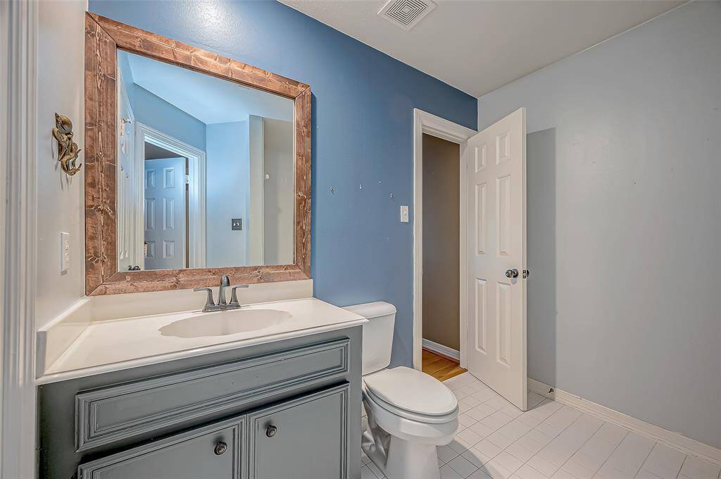 This is the bathroom that services the secondary bedrooms upstairs.