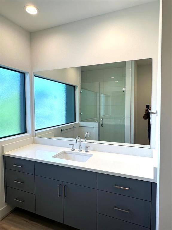 Spacious secondary bath.