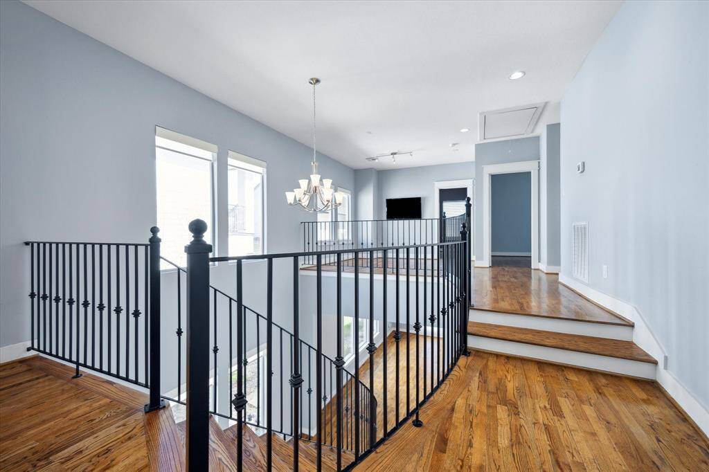 Upstairs Landing leading to secondary bedrooms: Gorgeous hardwood floors throughout this amazing home!