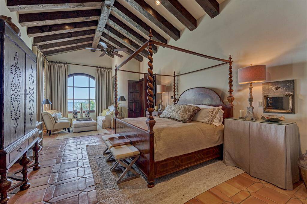 Sophistication meets timeless tradition in the owners retreat complete with sitting room, oversized bathroom & generous closet..