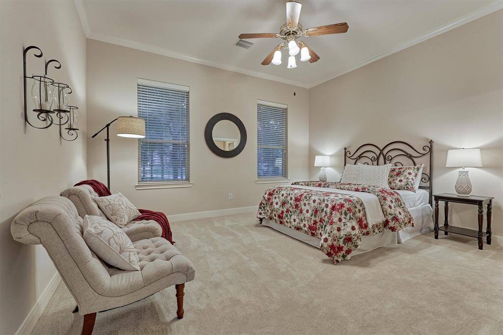 One of the sizable guest rooms. All of the guest rooms are bright and beautiful!