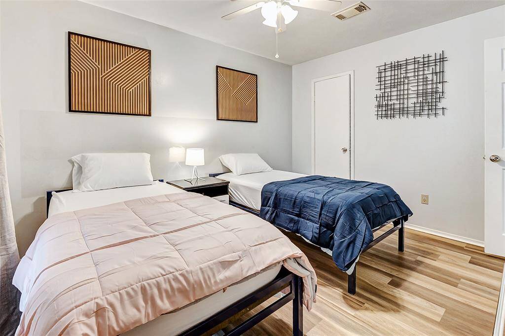 Cozy and inviting, Bedroom 3 features stylish decor and ample natural light, perfect for relaxation or a guest retreat.