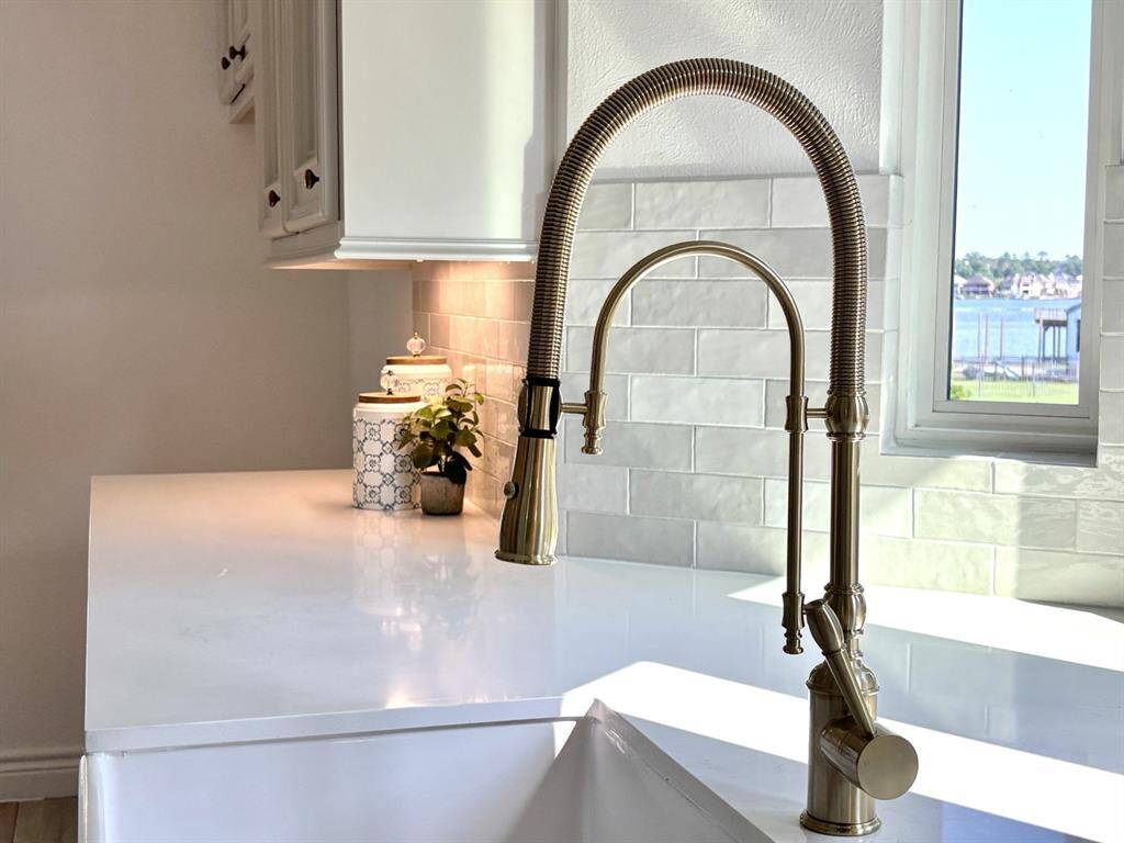 Undercabinet lighting has several color adjustments so you can pick the one that's best for you.  The same goes for all the recessed lighting which is currently set at 4,000 K neutral light.