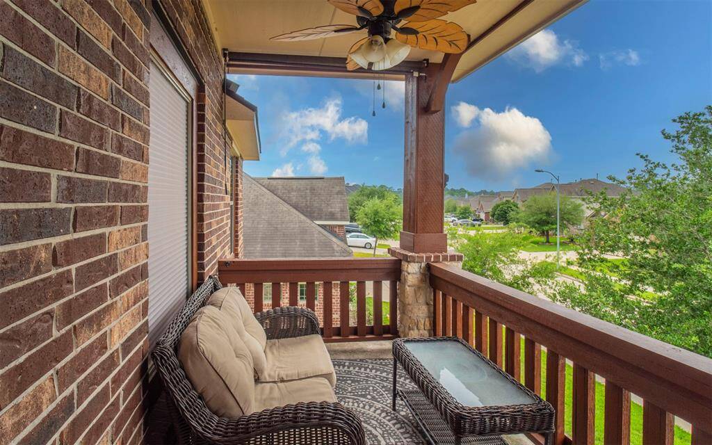 Balcony (unique to this subdivision)