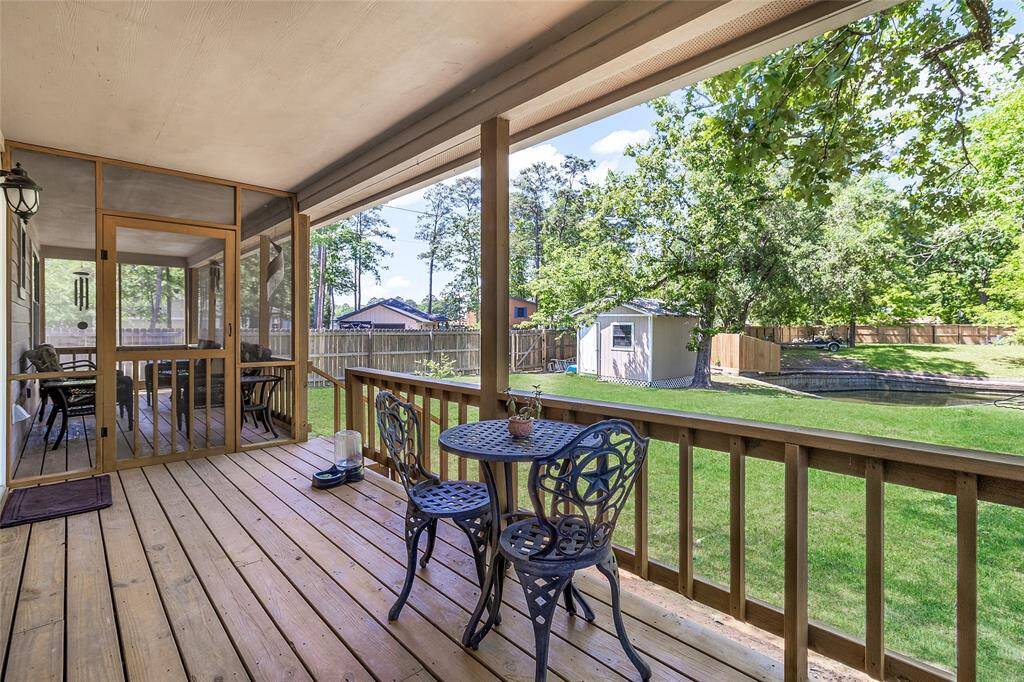 Covered Porch and Screened Porch