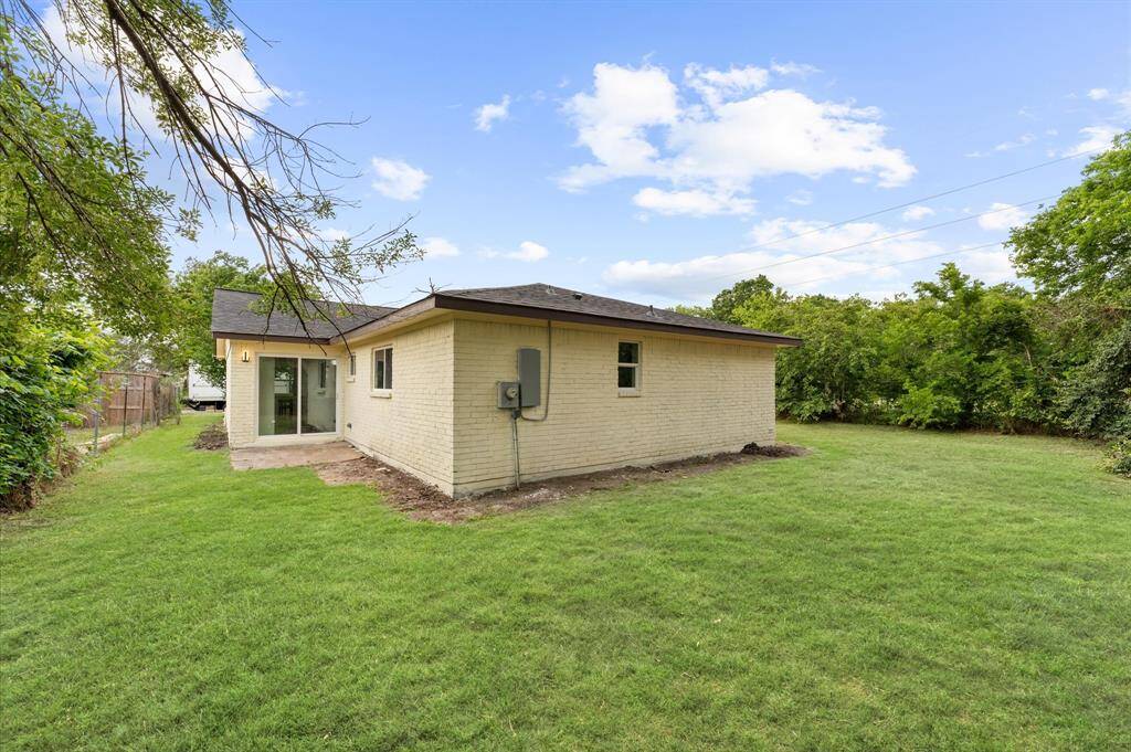 Spacious lot offers room to expand or relax. No neighbors on the right side of the house