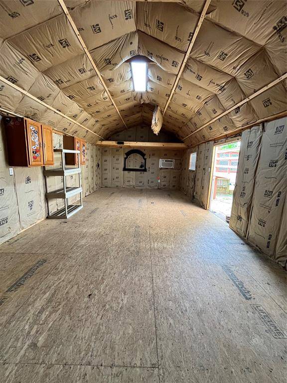 AC SHED IN BACK - NEEDS TO BE FINISHED OUT