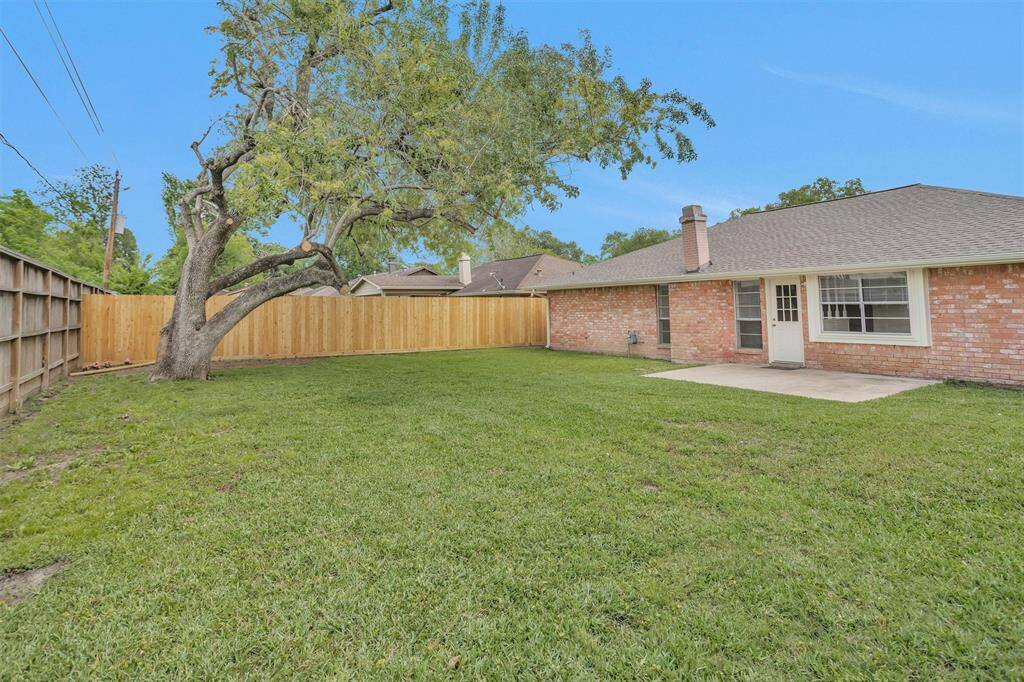 The Backyard features a new 6.5’ cedar fence and gate, offering privacy and room to relax.