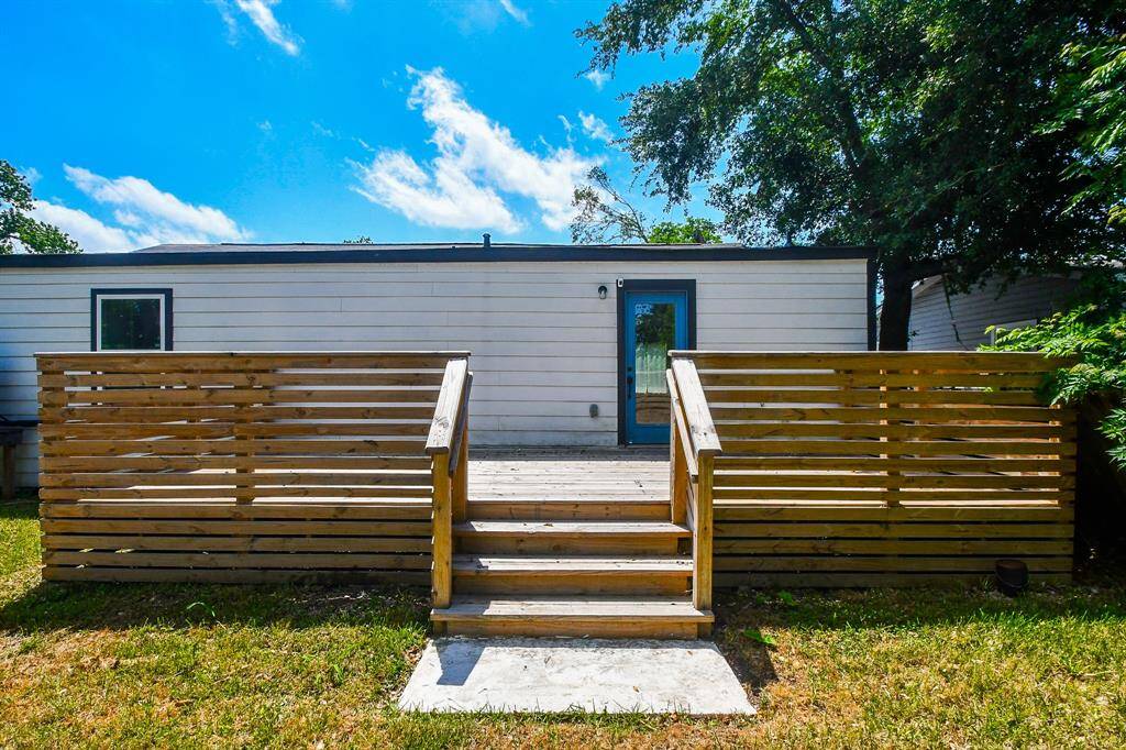 Back yard deck