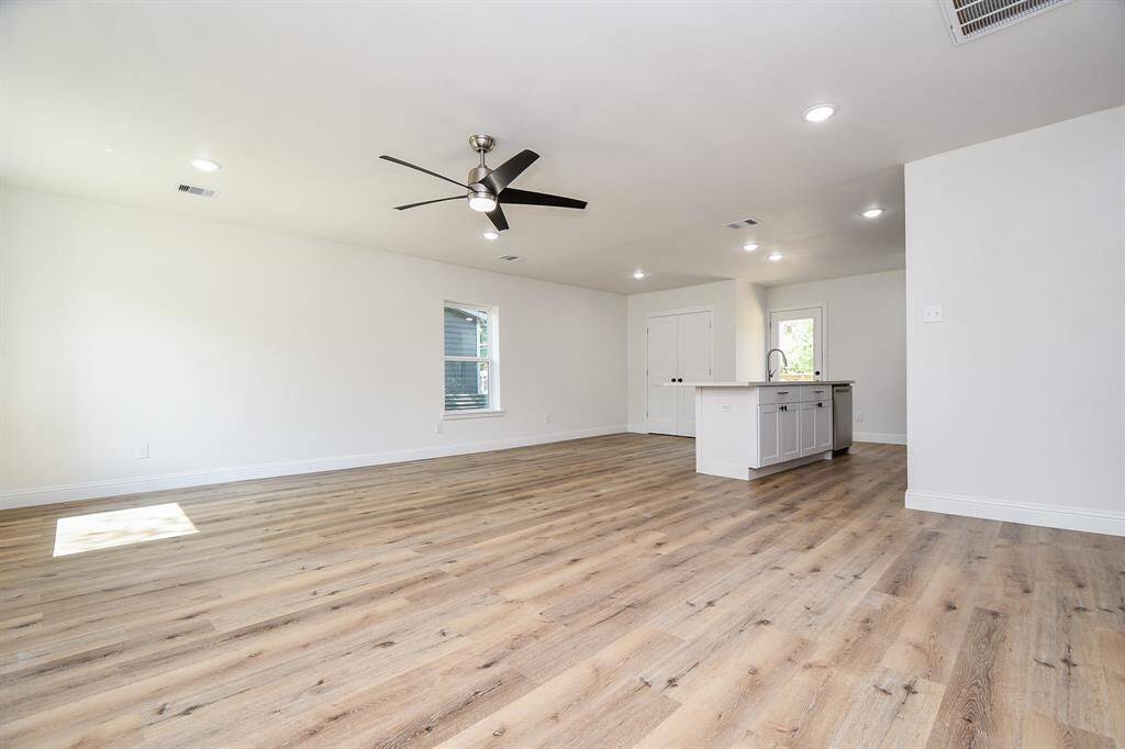 Luxury vinyl plank floors throughout (except in Primary bedroom).