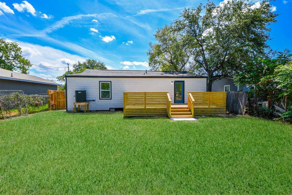 Large backyard!