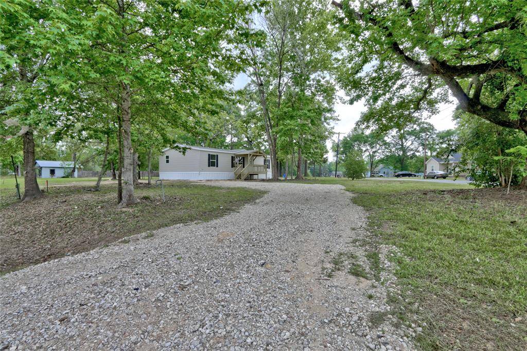 Long Driveway off Corners lot