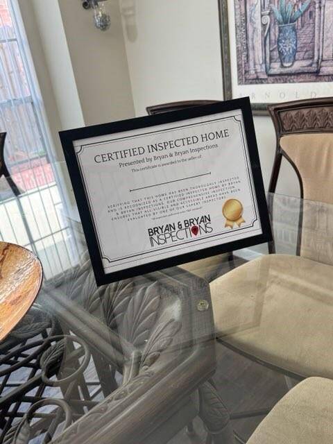 This home has been inspected and all major items taken care of.