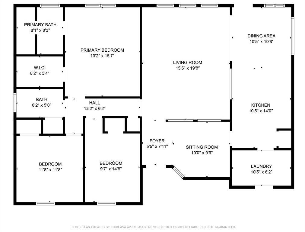 Floorplan with dimensions