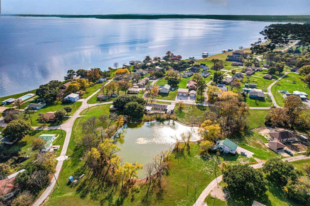 Aerial View of home and water
