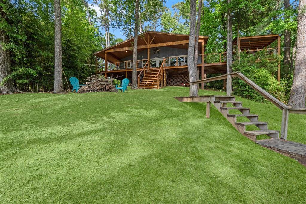 Rear of house, grass added