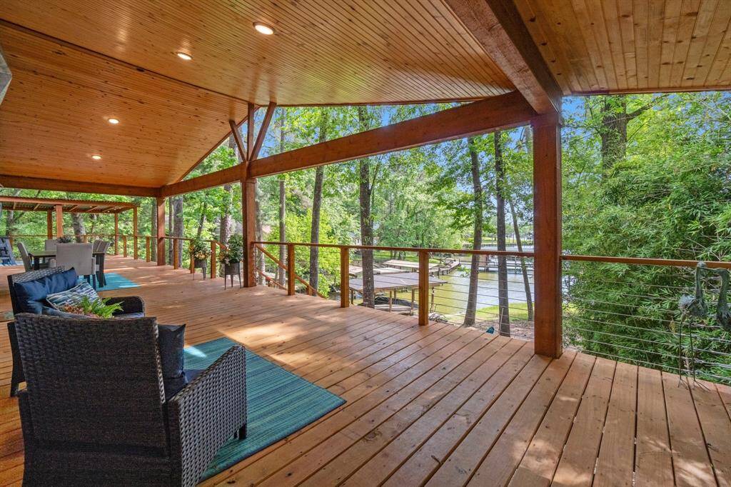 Gorgeous covered back porch