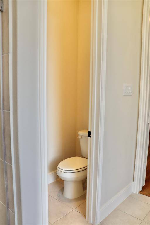 Primary bedroom has a toilet room for your convenience