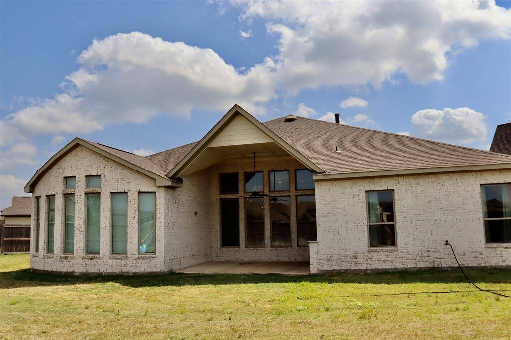 Exterior of the house from the back