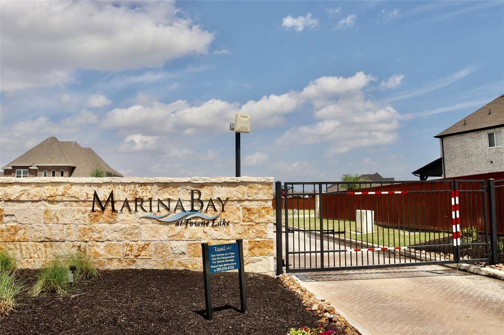 Marina Bay in Towne Lake is gated