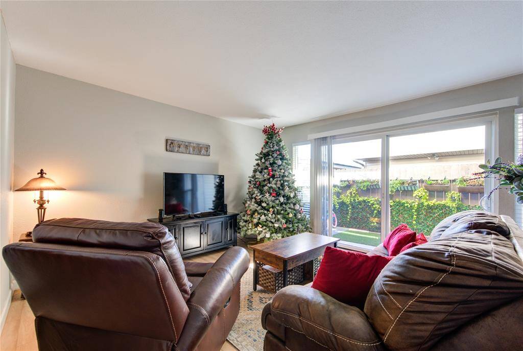 Plenty of natural light in the living room area