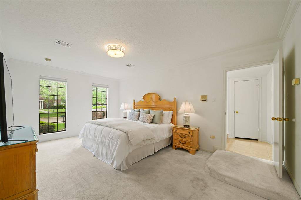 Like all of the bedrooms in this home, the primary bedroom is very spacious.