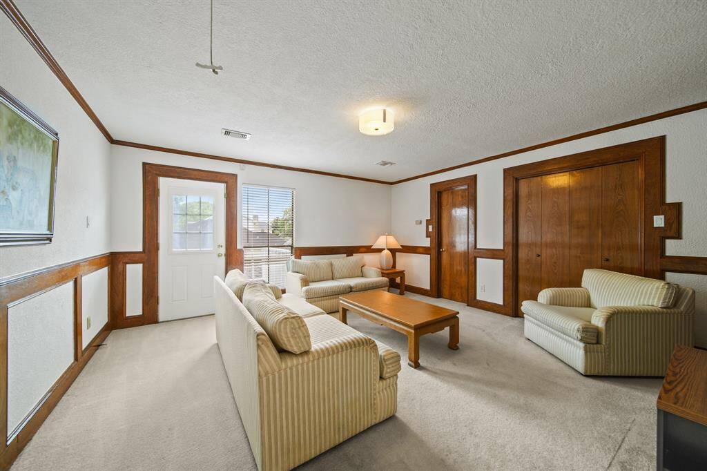 Not a fan of the stained wood trim? A little paint is an easy fix!