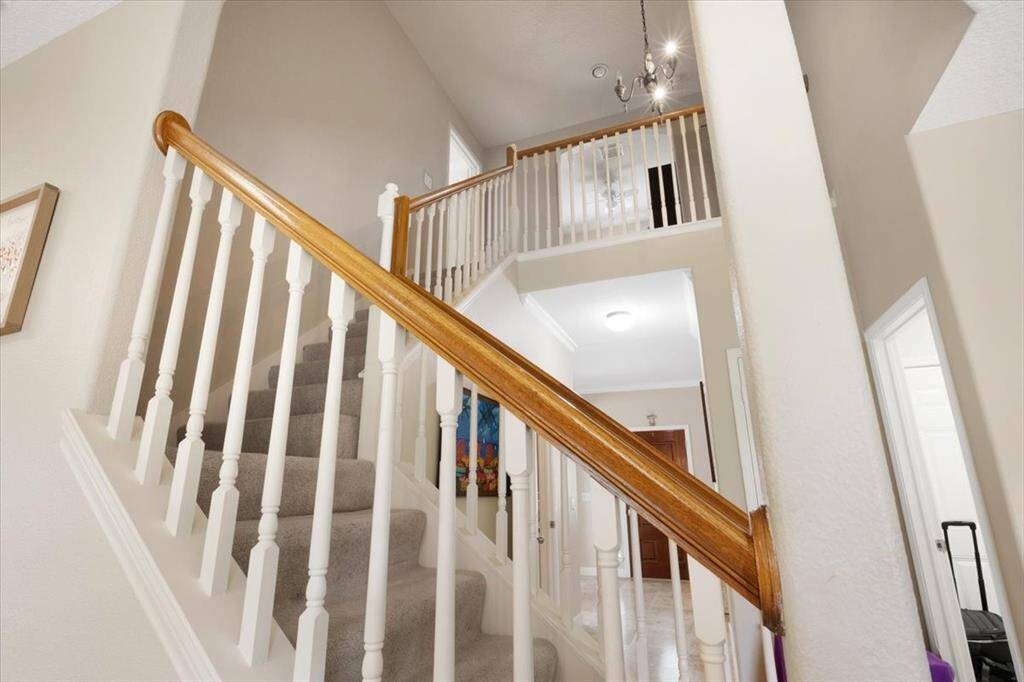 Stair case to second floor