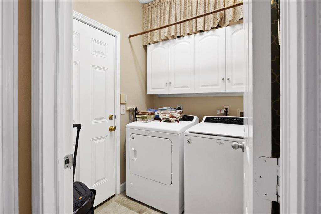 Utiliy room on the first floor.