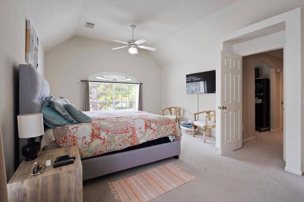 Another view of large primary bedroom